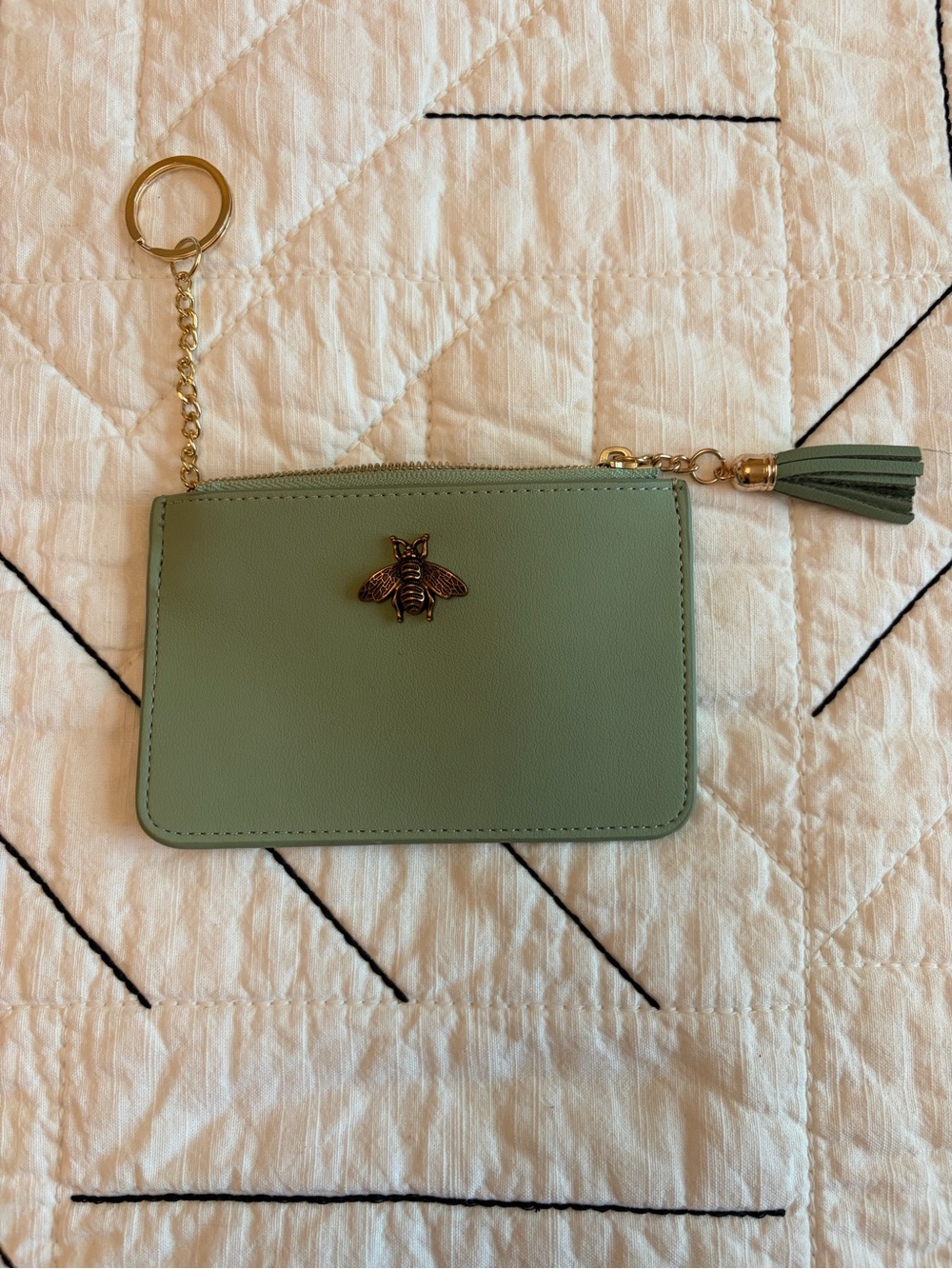 Alice Wheeler London Green Wristlet Cardholder